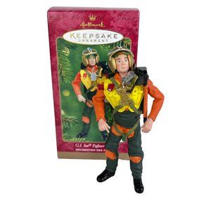 Hallmark Ornament G.I Joe Fighter Pilot Christmas Keepsake 2001 Ken Crow Creator